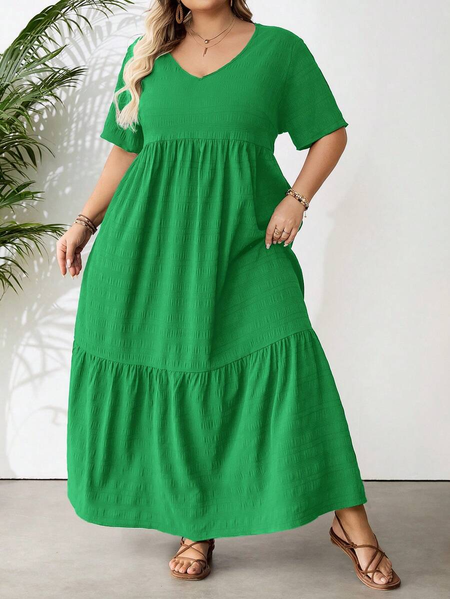 Women's Plus-Size Summer Bohemian-Style Dress