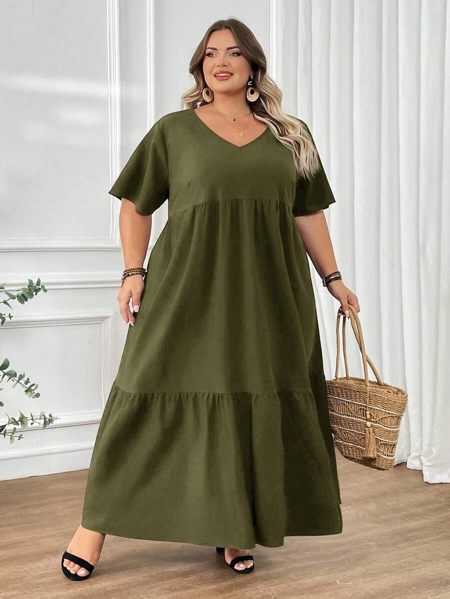 Women's Plus-Size Summer Bohemian-Style Dress