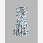 Women's Spring/Summer Sleeveless V-Neck Romper