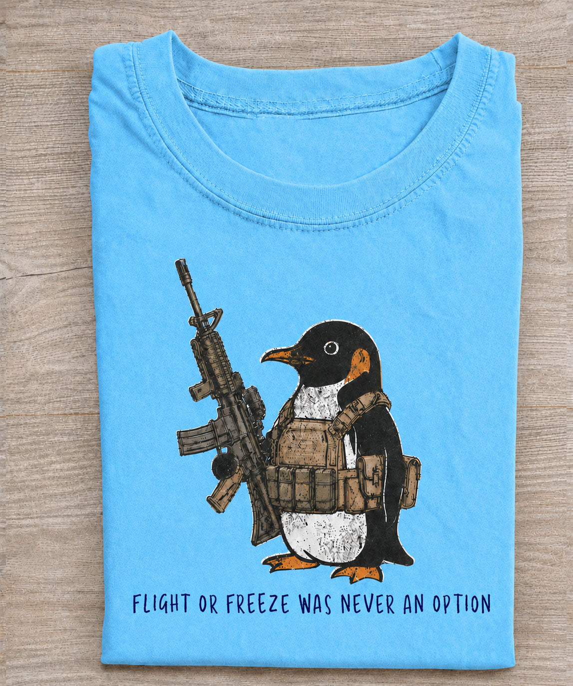 Flight Or Freeze Was Never An Option Vintage Comfort Colors Tee
