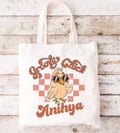 Groovy Chick Personalized Easter Tote.