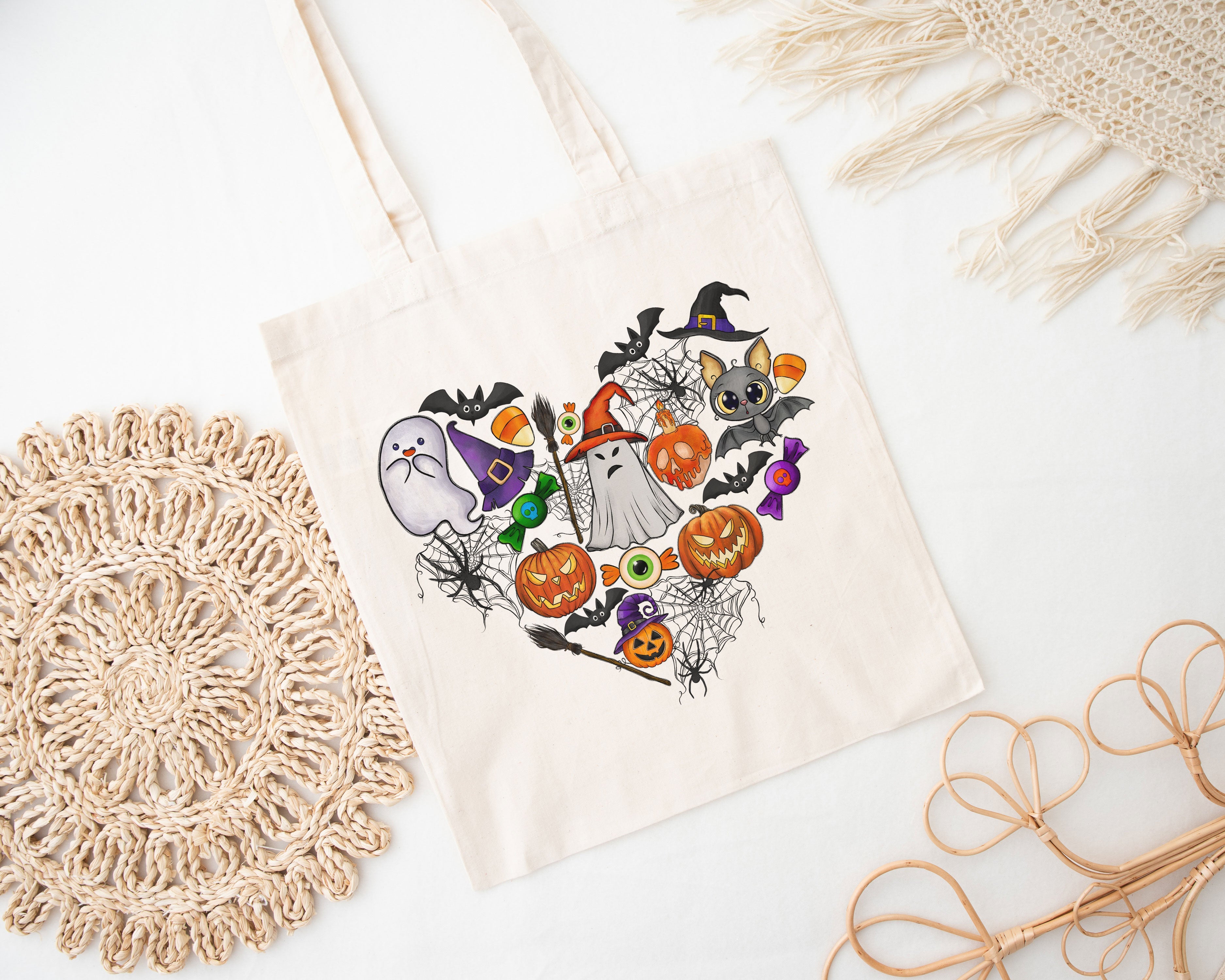 Custom Name Halloween Trick or Treat Bag
