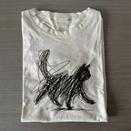 Minimalist Cat T-shirt
