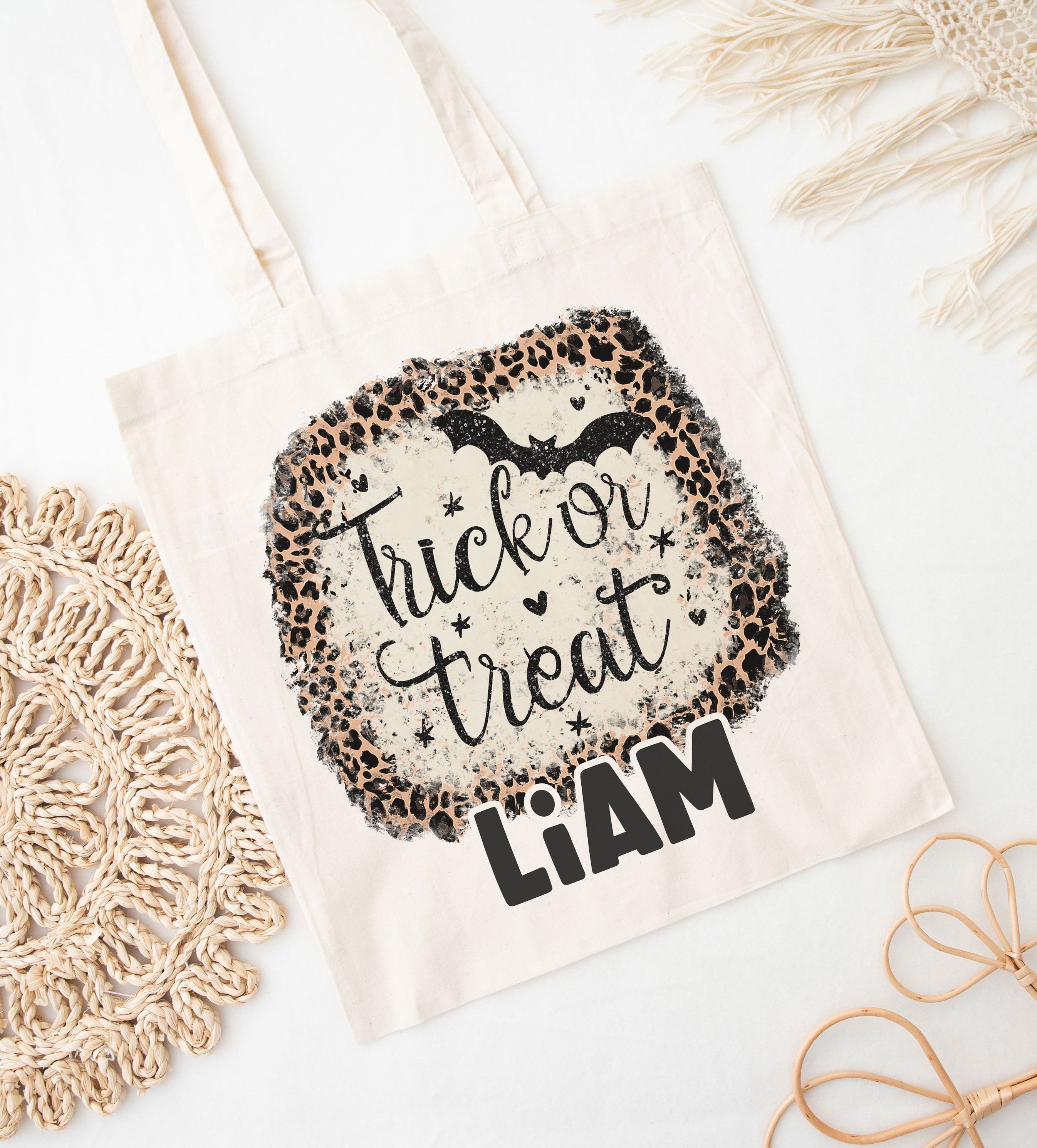 Halloween Trick or Treat Bag with Name