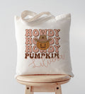 Howdy Pumpkin Name Halloween Trick or Treat Bag