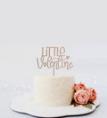 Little Valentine Wooden Cake Topper
