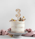 Birthday Number Cake Topper
