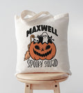 Spooky Squad Custom Name Halloween Trick or Treat Bag