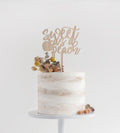 Sweet as a Peach Birthday Cake Topper