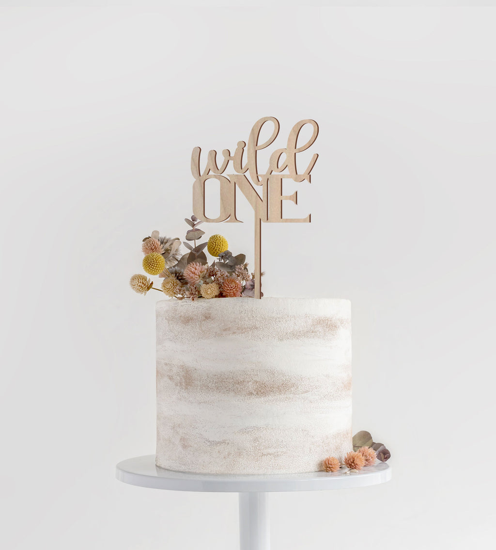 Wild ONE First Birthday Cake Topper