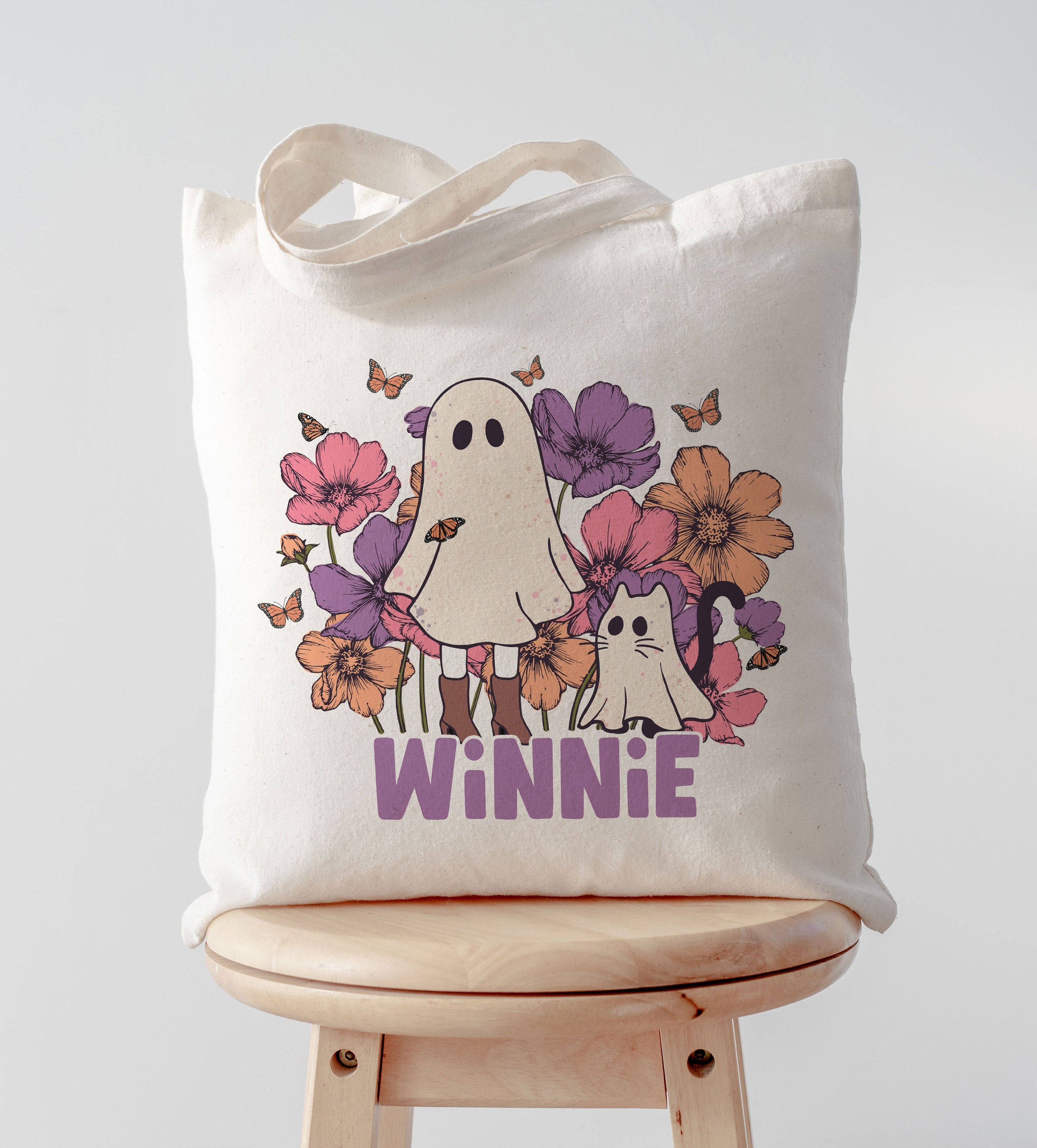 Personalized Name Halloween Trick or Treat Bag